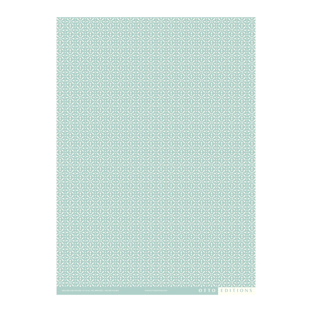 Cutwork Sea Foam Wrapping Paper