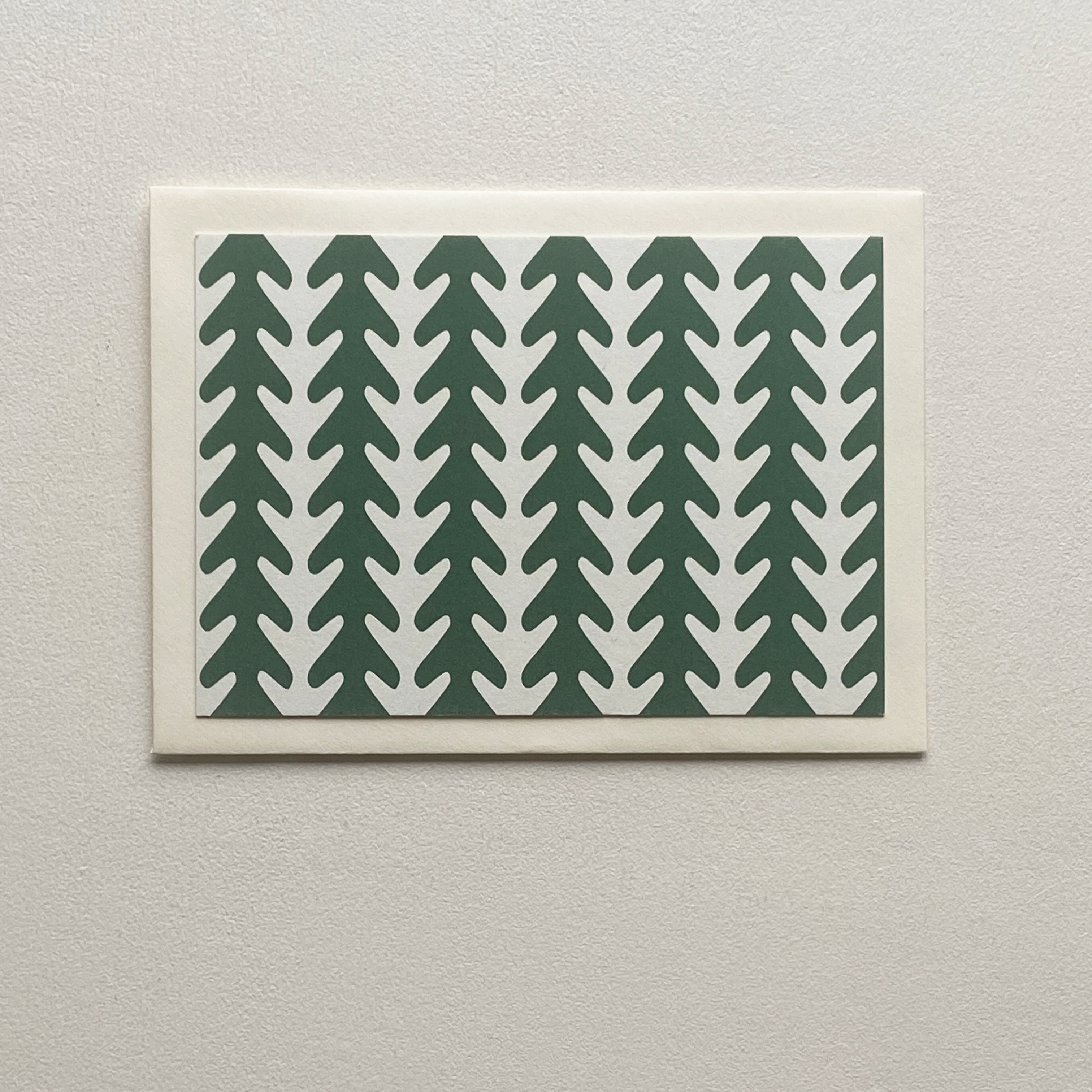 Mini Note Cards - No.5 - Palm Stripe