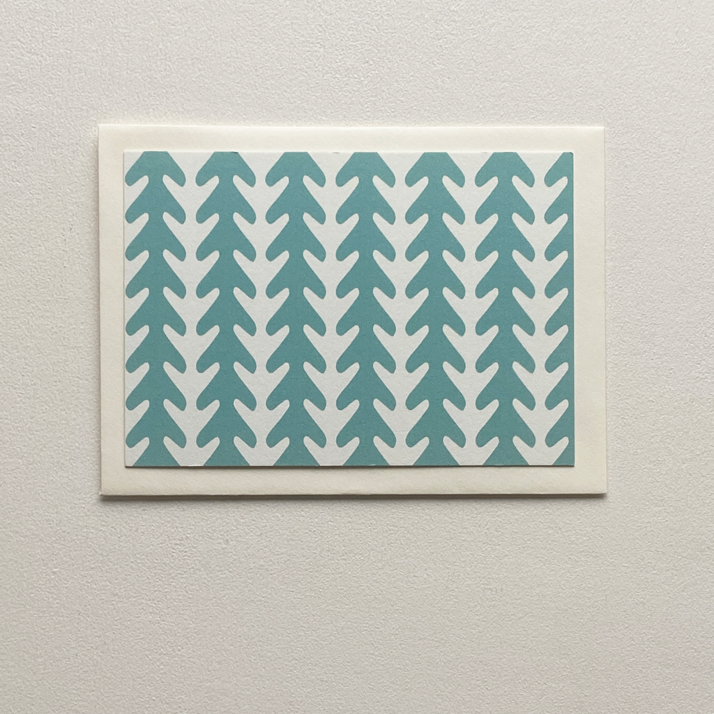 Mini Note Cards - No.5 - Palm Stripe