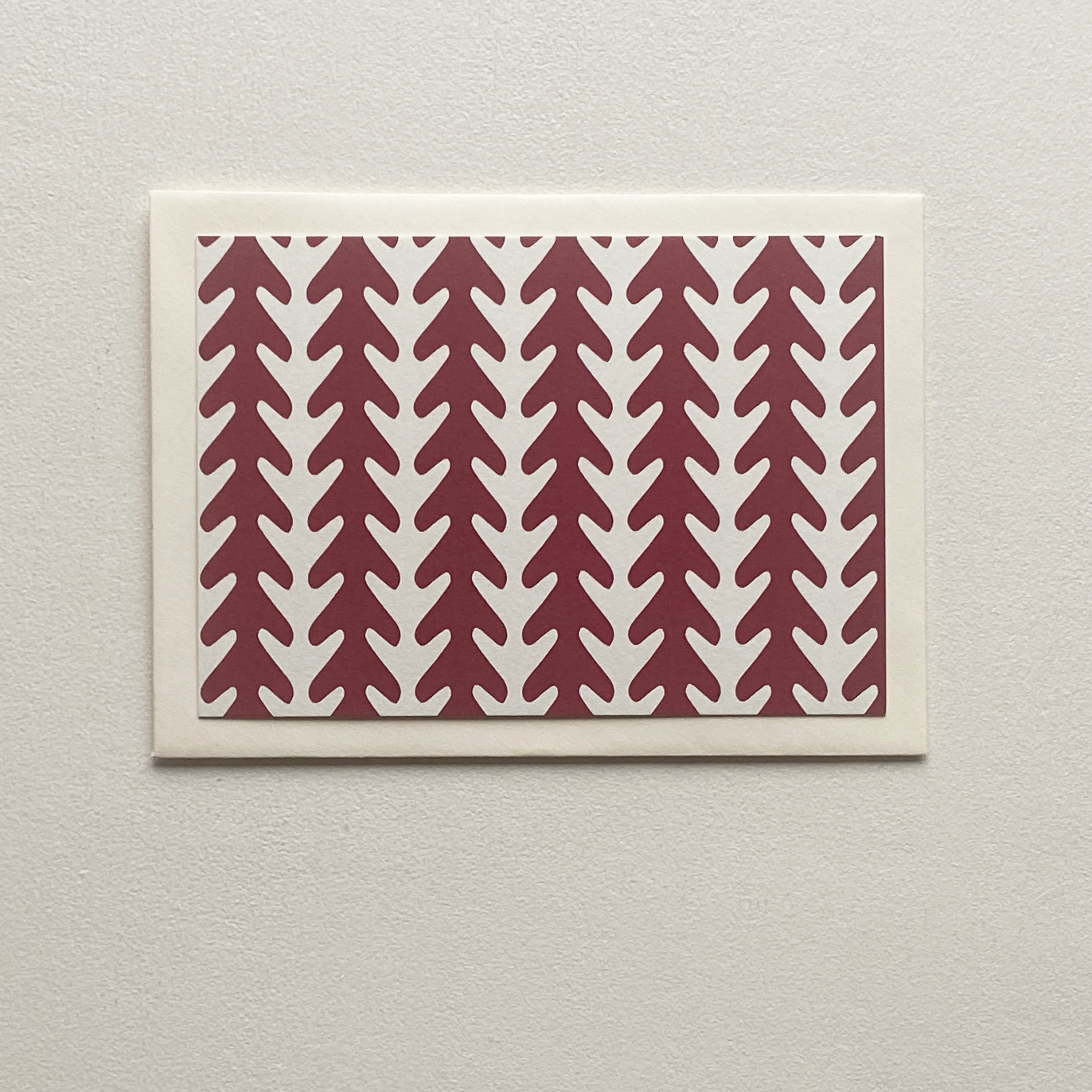 Mini Note Cards - No.5 - Palm Stripe