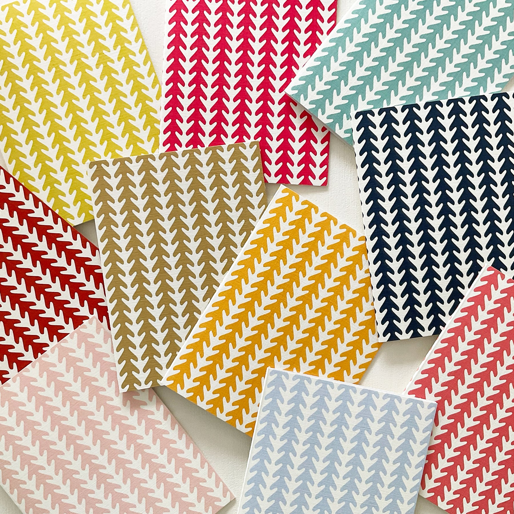 Small Card Set - No.5 Palm Stripes