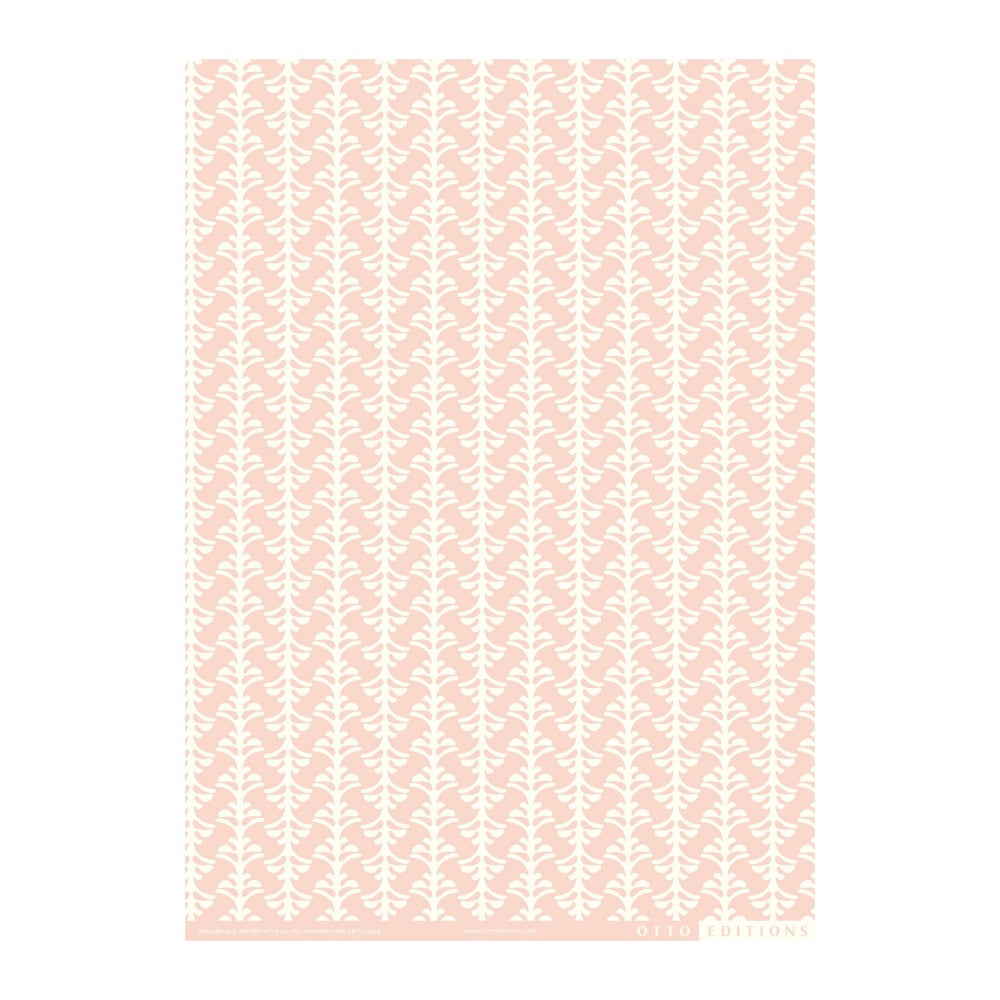 Palm Waves Shell Wrapping Paper