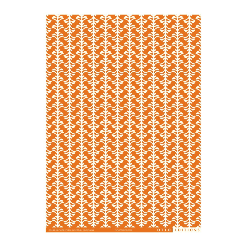 Palm Waves Spice Wrapping Paper