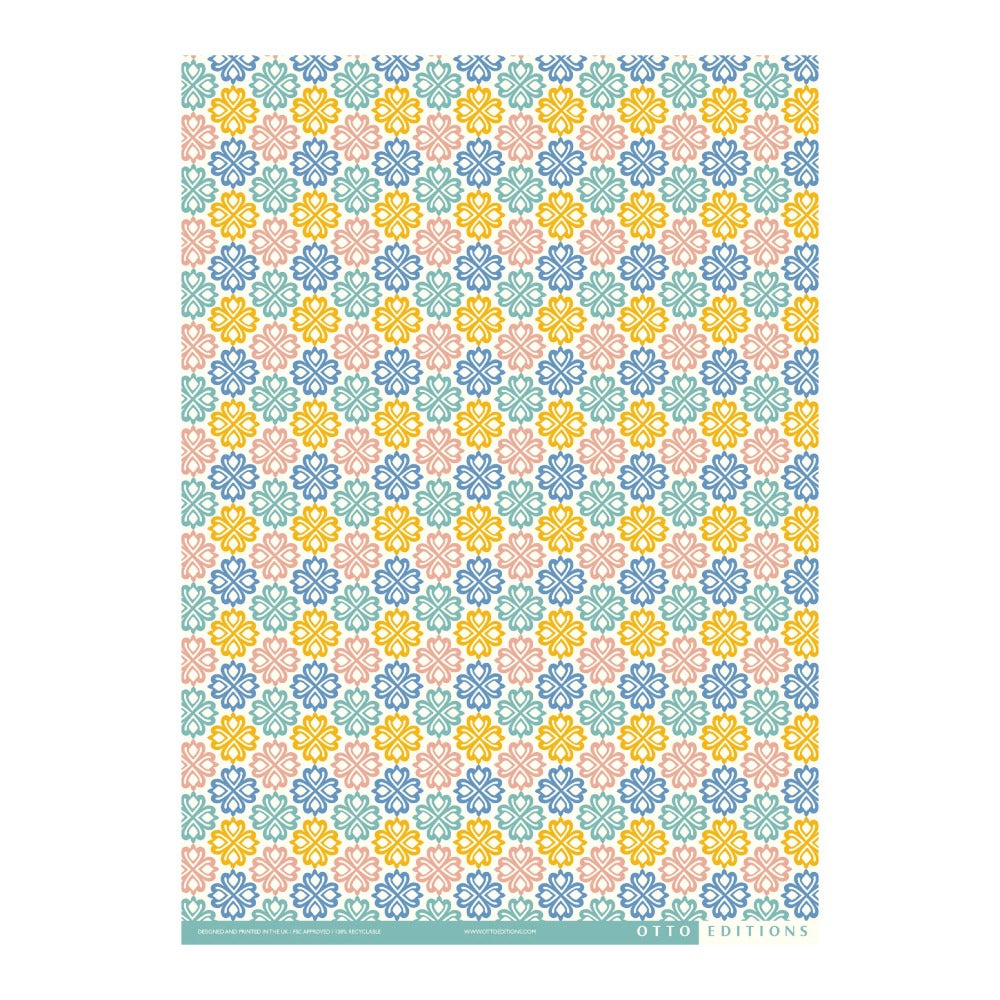 Carved Motif Multi 5 Wrapping Paper