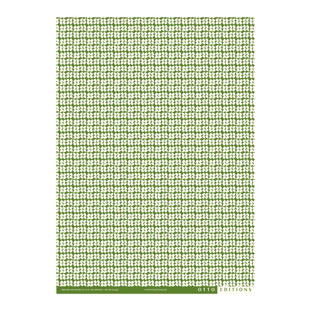 Ripple Palm Green Wrapping Paper