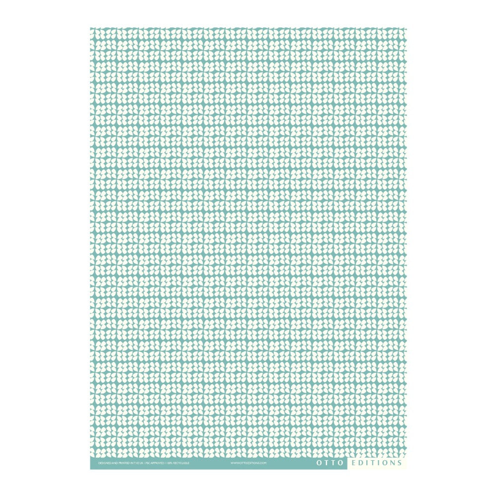 Ripple Sea Green Wrapping Paper
