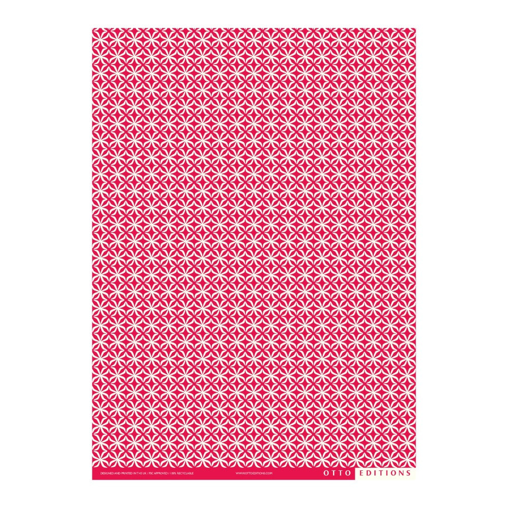 Sambac Hibiscus Wrapping Paper