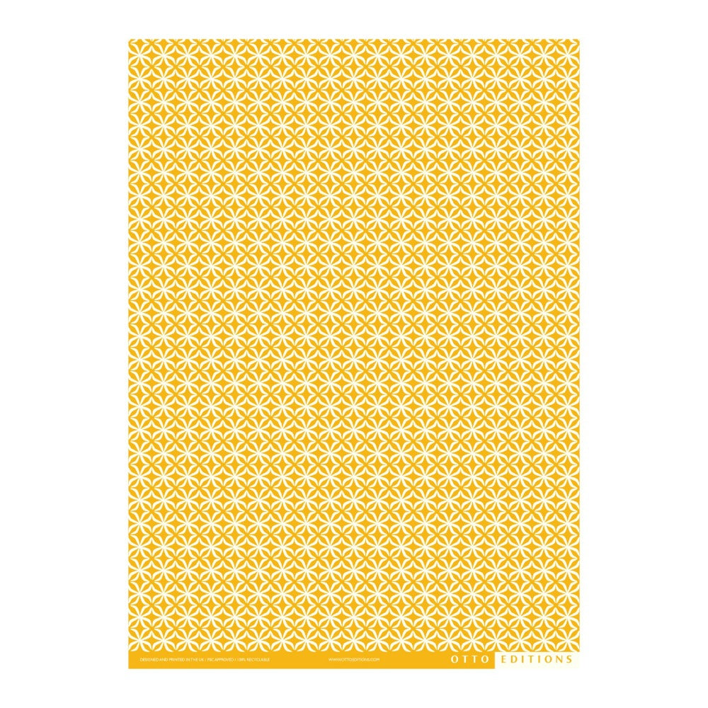 Sambac Saffron Wrapping Paper