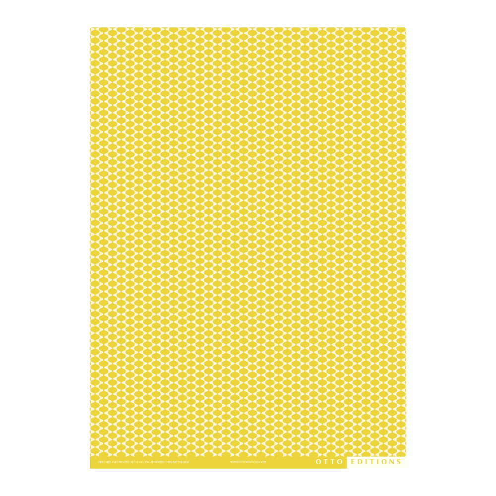 Shallows Two Tone Citrine Wrapping Paper