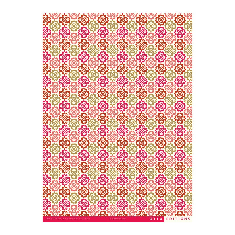 Carved Motif Multi 4 Wrapping Paper