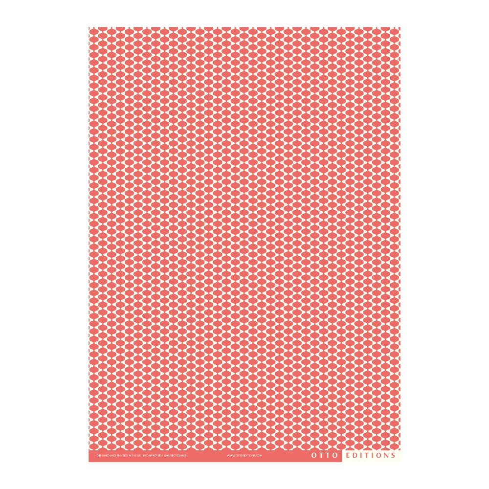 Shallows Coral Wrapping Paper